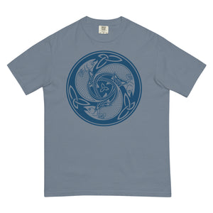 Open image in slideshow, Celtic Fish Navy Blue
