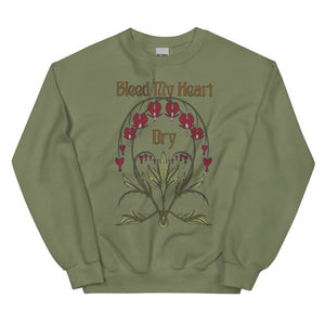 Open image in slideshow, Bleed my Heart Dry Crewneck
